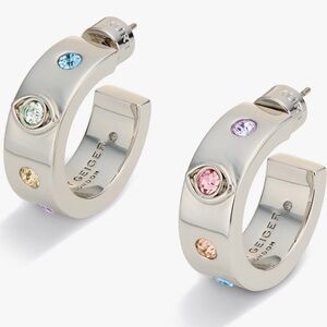 NWT Kurt Geiger Evil Eye Chunky Hoops